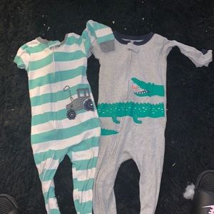 2 footie pjs